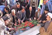 گلباران مزار شهید گمنام دانشگاه سمنان در نخستین روز دهه مبارک فجر 