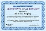  برای دومین بار ؛ انتخاب عضو هیات علمی دانشگاه سمنان به عنوان دبیر برگزیده از سوی انتشارات wiley